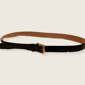 Brooks Brother's Black Patent Leather Belt Large